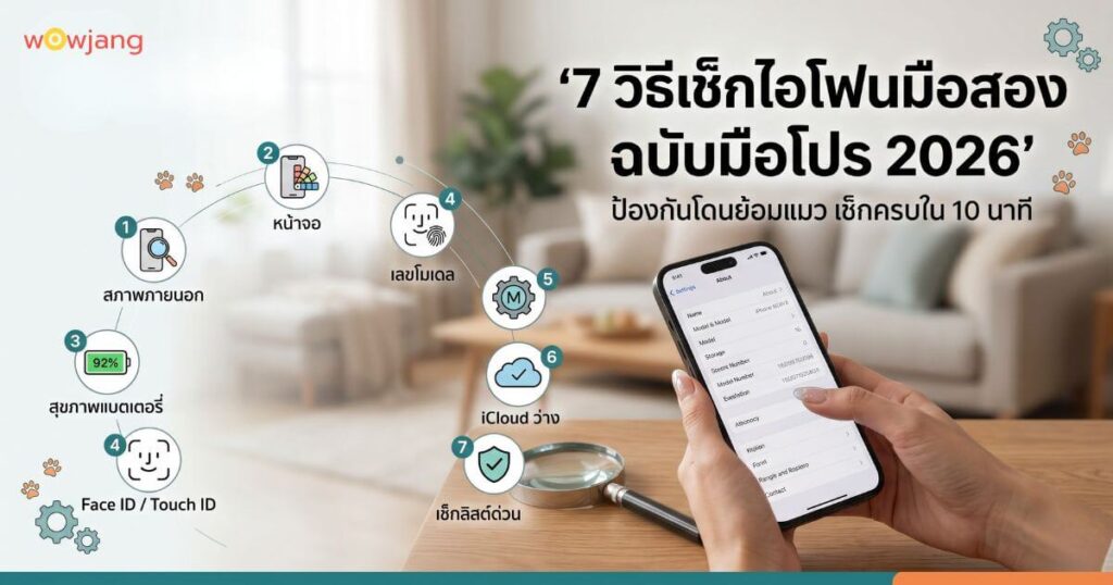 วิธีเช็คไอโฟนมือสอง